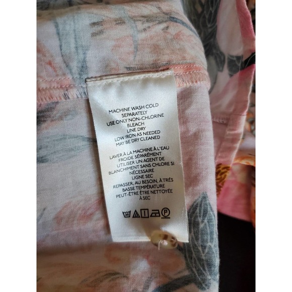 Anthropologie Ruffled Off-The-Shoulder Floral Boho Chic Blouse Women's Size S - Picture 8 of 12